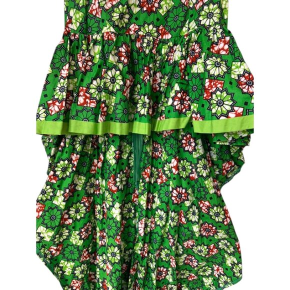 Binta Real Wax African Print Peplum Hi-Low Top | Size 2XL | New - Picture 5 of 10